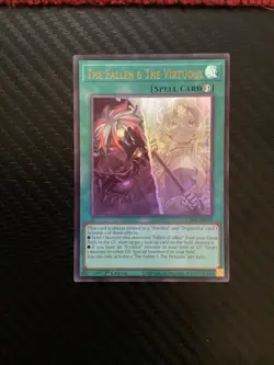 The Fallen & The Virtuous CH01-EN019 Ultra Rare NM Yugioh - Image 1