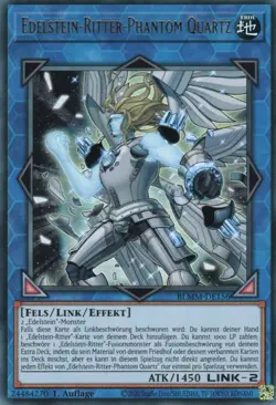 yugioh 1x Edelstein-Ritter-Phantom Quartz BLMM-DE156 ULTRA 1AUFLAGE DEUTSCH - Image 1