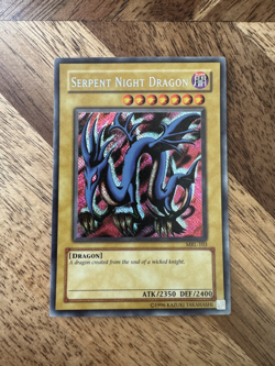 Serpent Night Dragon MRL-103 Magic Ruler (REVERSE SECRET + MODERATE FOIL BLEED) - Image 1