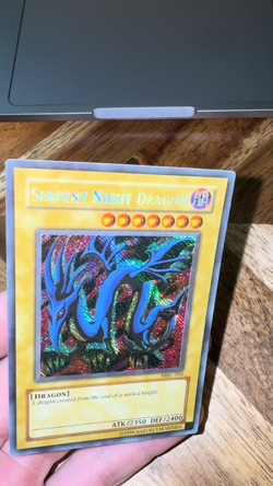 Serpent Night Dragon MRL-103 Magic Ruler (REVERSE SECRET + MODERATE FOIL BLEED) - Image 2