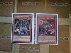 YUGIOH ANCIENT GEAR GOLEM ULTIMATE POUND DUPO ULTRA + ANCIENT GEAR GOLEM SECRET - Image 1