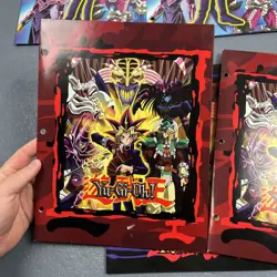 Yu-Gi-Oh! Yugioh Folder Lot Of 8 2003 STARPOINT 3 Ring Hole Pockets Binder - Image 4