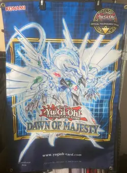 Yu-Gi-Oh! Dawn Of Majesty OTS Promotional Banner - Brand New - Image 1