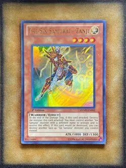 Yugioh The Six Samurai - Zanji RYMP-EN092 Ultra Rare 1st Ed LP - Image 1