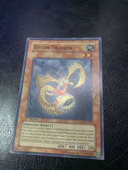 Yu-Gi-Oh! Totem Dragon CRMS-EN085 Crimson Crisis Super Rare 1st Ed MP - Image 1