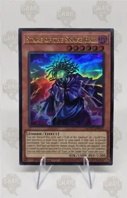 Stare of the Snake Hair MZMU-EN003 Ultra Rare 1st Edition Near Mint Yugioh - Image 1