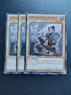 Yu-Gi-Oh - Chamberlain Of The Six Samurai 3X - Full Playset - Image 1