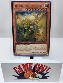 YuGiOh Hieratic Dragon of Sutekh GAOV-EN025 1st Edition Ultimate Rare NM - Image 1