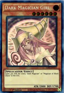 Yu-Gi-Oh Dark Magician Girl (Ghost Rare) GFP2-EN177 The 2nd Haunting 1st Ed NM - Image 1