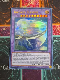 Yu-Gi-Oh! TCG Invoked Elysium BLAR-EN083 Ultra Rare 1st Edition Near Mint - Image 1