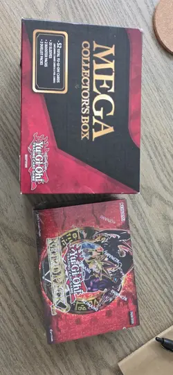 Konami Yu-Gi-Oh! TCG Mega Collector's Box and retro pack box - Image 1