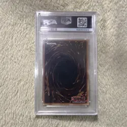 Konami 2021 Yu-Gi-Oh! ghosts fr￼Dark Magician Ghost Rare 1st Ed GFTP-EN128 PSA 8 - Image 2