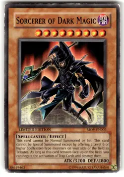 Sorcerer of Dark Magic Common Yu-Gi-Oh! The Movie Promo Set MOV-EN002 MP - Image 1