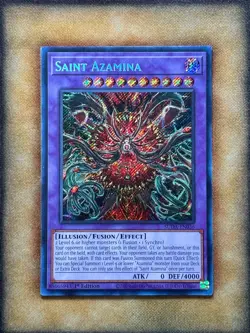 Yugioh Saint Azamina SUDA-EN036 Secret Rare 1st Ed NM - Image 1