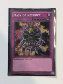 Yugioh! LP Mask of Restrict - OP02-EN010 - Super Rare Lightly Played, English - Image 3