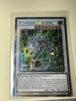 Yugioh! TCG PSY-Framelord Omega Platinum Secret Rare RA02-EN028 1st Edition - Image 2