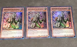 Yu-Gi-Oh! - x3 Kagemusha of the Six Samurai - AP01-EN006 Super Rare NM/LP - Image 1