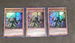 Yu-Gi-Oh! - x3 Kagemusha of the Six Samurai - AP01-EN006 Super Rare NM/LP - Image 2