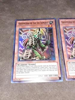 Yu-Gi-Oh! - x3 Kagemusha of the Six Samurai - AP01-EN006 Super Rare NM/LP - Image 3