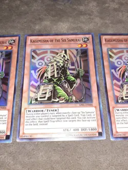 Yu-Gi-Oh! - x3 Kagemusha of the Six Samurai - AP01-EN006 Super Rare NM/LP - Image 4