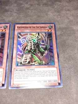 Yu-Gi-Oh! - x3 Kagemusha of the Six Samurai - AP01-EN006 Super Rare NM/LP - Image 5