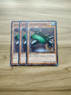 Yu-Gi-Oh! - Catapult Turtle 3X - Complete Playset - Image 1
