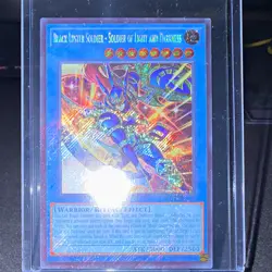 Yu-Gi-Oh! Black Luster Soldier CORI-EN028 Secret Rare 1st Edition - Image 1