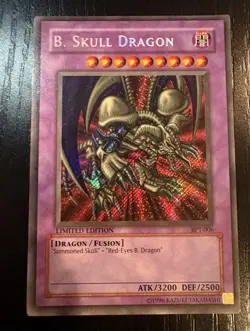 Yu-Gi-Oh! B. Skull Dragon BPT-006 2002 Collectors Tin Secret Rare Foil LE - VLP - Image 1