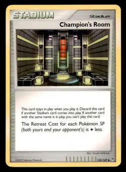 Champion's Room 135/147 Uncommon Supreme Victors Pokemon Lightly Played - Image 1