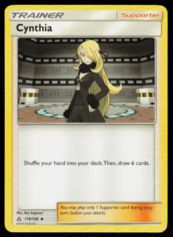 Cynthia 119/156 Uncommon Ultra Prism Pokemon Lightly Played - Image 1