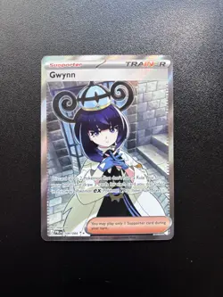 Gwynn 109/084 - Full Art Trainer - Pitch Black - In Hand - Pokemon TCG - Image 1