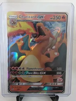 Charizard GX - 9/68 - Pokemon Hidden Fates Sun & Moon Ultra Rare Card NM - Image 1