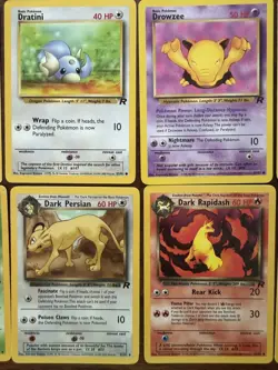 Lot of (37) Pokemon Team Rocket Set Card Lot Unlimited Uncommon Common Trainers - Image 4