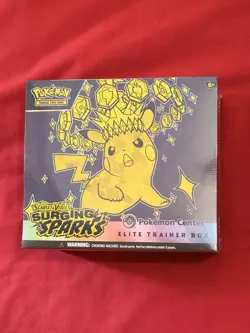 Pokemon Surging Sparks - Pokemon Center Elite Trainer Box ETB - New & Sealed - Image 1