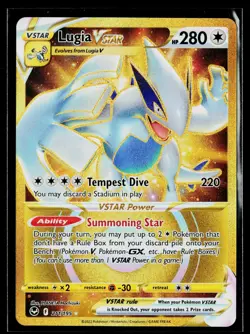 Lugia VSTAR (Secret) 211/195 Swsh12: Sword & Shield - Silver Tempest LP/NM - Image 1
