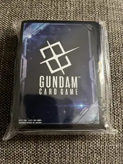 Official Card Sleeves EX Space Black GUNDAM BANDAI FEST - Image 1