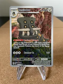 Bastiodon IR 093/084 Pitch Black Pokemon TCG English Version NM Pack Fresh - Image 1
