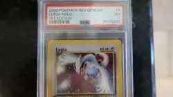 2000 Pokemon Neo Genesis 1st Edition #9 Lugia Holo PSA 7 - Image 5