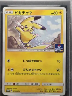 Pikachu 214/SM-P Promo Pokemon Gym PSA 10 Japanese 2018 Stamped Exclusive - Image 3