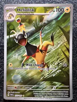 Heliolisk 177/167 Full Art Holo Pokemon Card NM - Image 1