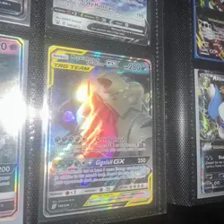 Pokemon TCG Mega Sableye & Tyranitar GX TAG TEAM Holo UR 126/236 HP280 - Image 2