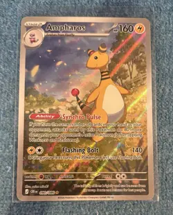 Pokemon TCG Ampharos #090/086 Holo Rare Chaos Rising Full Art - NM-MINT - Image 1
