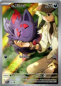 N's Zorua Promo SV: Scarlet & Violet Promo Cards 189 NM - Image 1