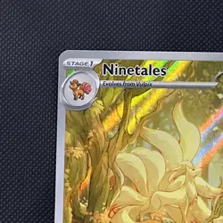 Pokemon Ninetales: Obsidian Flames 199/197 Holo Illustration Rare - Image 2