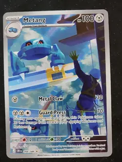 Metang 094/086 Illustration Rare Chaos Rising Pokemon Holo psa - Image 1