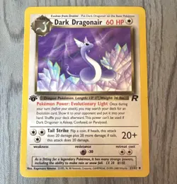 The Pokemon Company Dark Dragonair 33/82 Team Rocket Uncommon 1st Ed Eng - Image 1