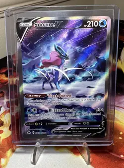 Pokemon TCG Crown Zenith - Suicune V - Galarian Gallery #GG38/GG70 - ULTRA RARE - Image 1