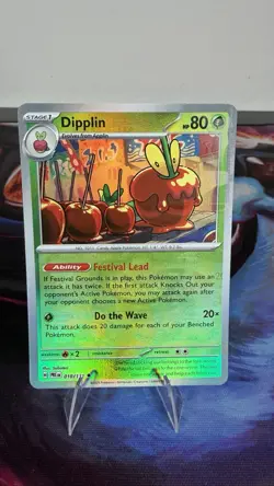 Pokemon MISPRINT - Dipplin (Master Ball Pattern) 010/131 Prismatic Evolutions - Image 1