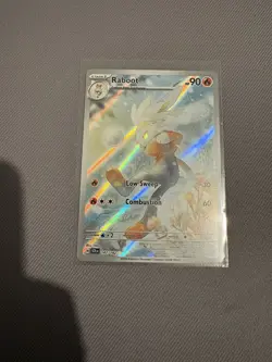 Raboot 147/142 Illustration Rare Stellar Crown Pokemon Holo NM - Image 1