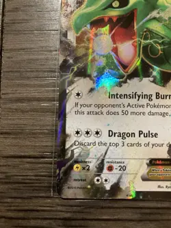 2015 Pokemon Roaring Skies Rayquaza 75/108 XY Holo Ultra Rare Near Mint NM - Image 2
